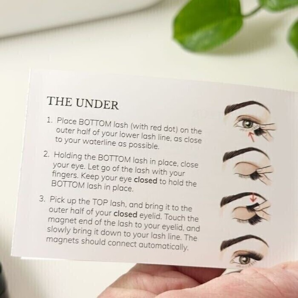 One Two Lash Magnetic Lashes BOLD ACCENT Black NEW - Picture 10 of 15